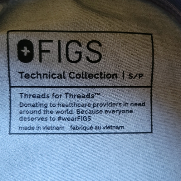 Women's Figs Livingston Scrub Pants Graphite Gray Size Small - Picture 10 of 13